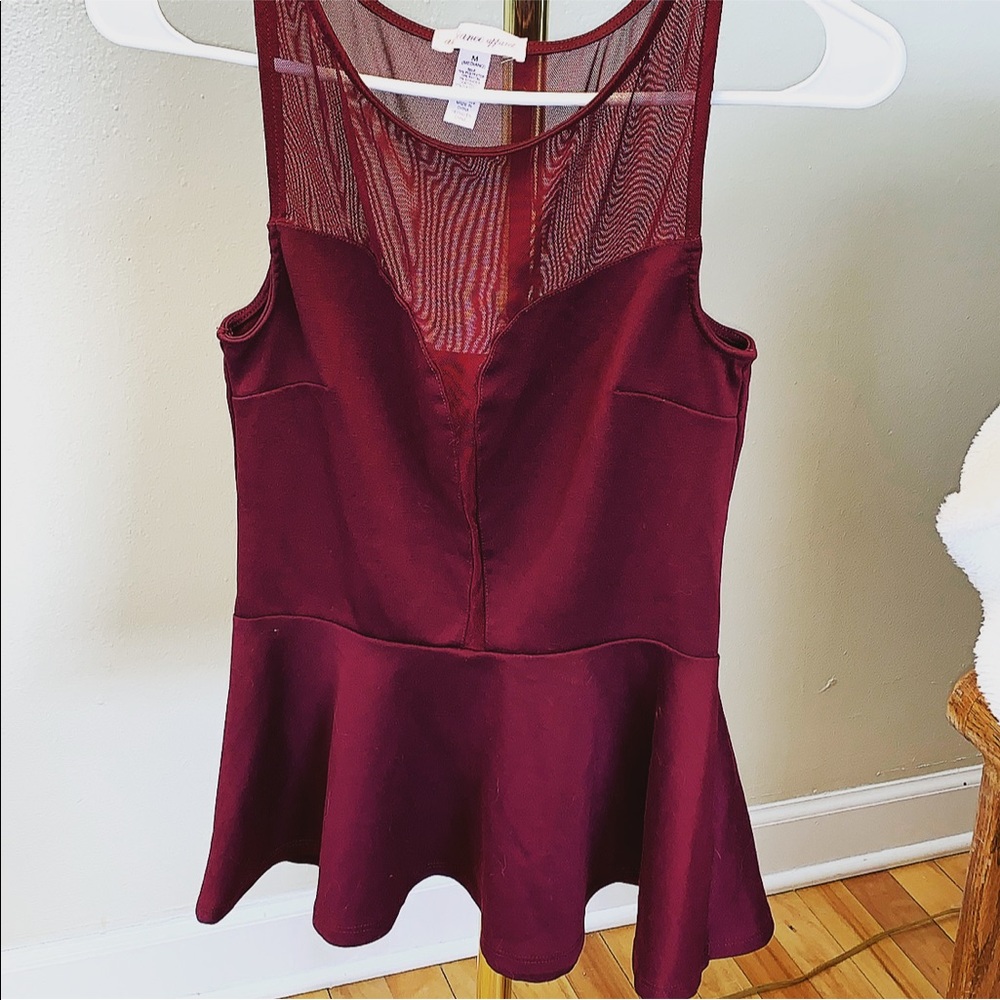 Peplum blouse